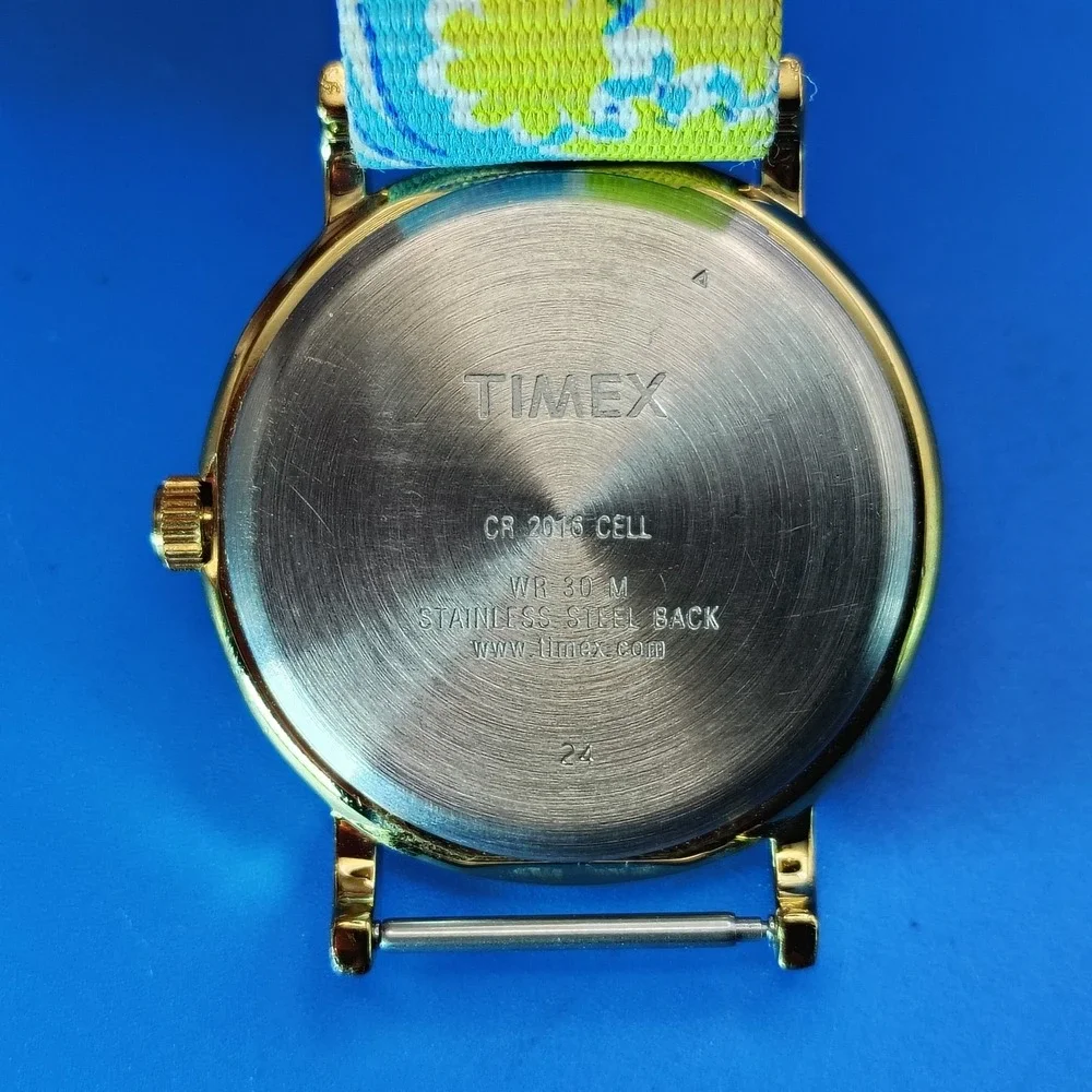 Vintage 2012 Timex Weekender Summer Breeze 38mm Women's‎ Quartz Watch Restored